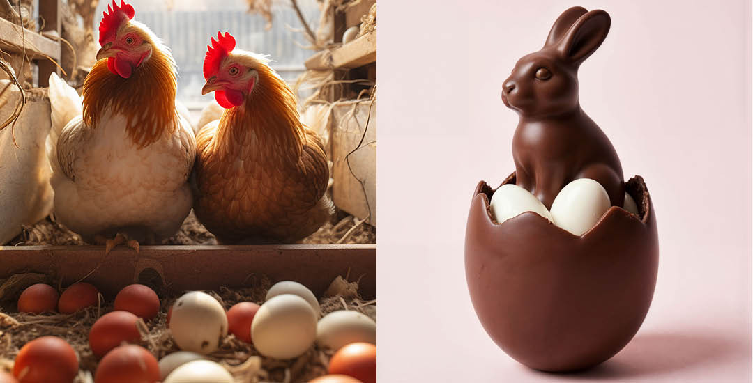 Páscoa: nem coelho, nem galinha
